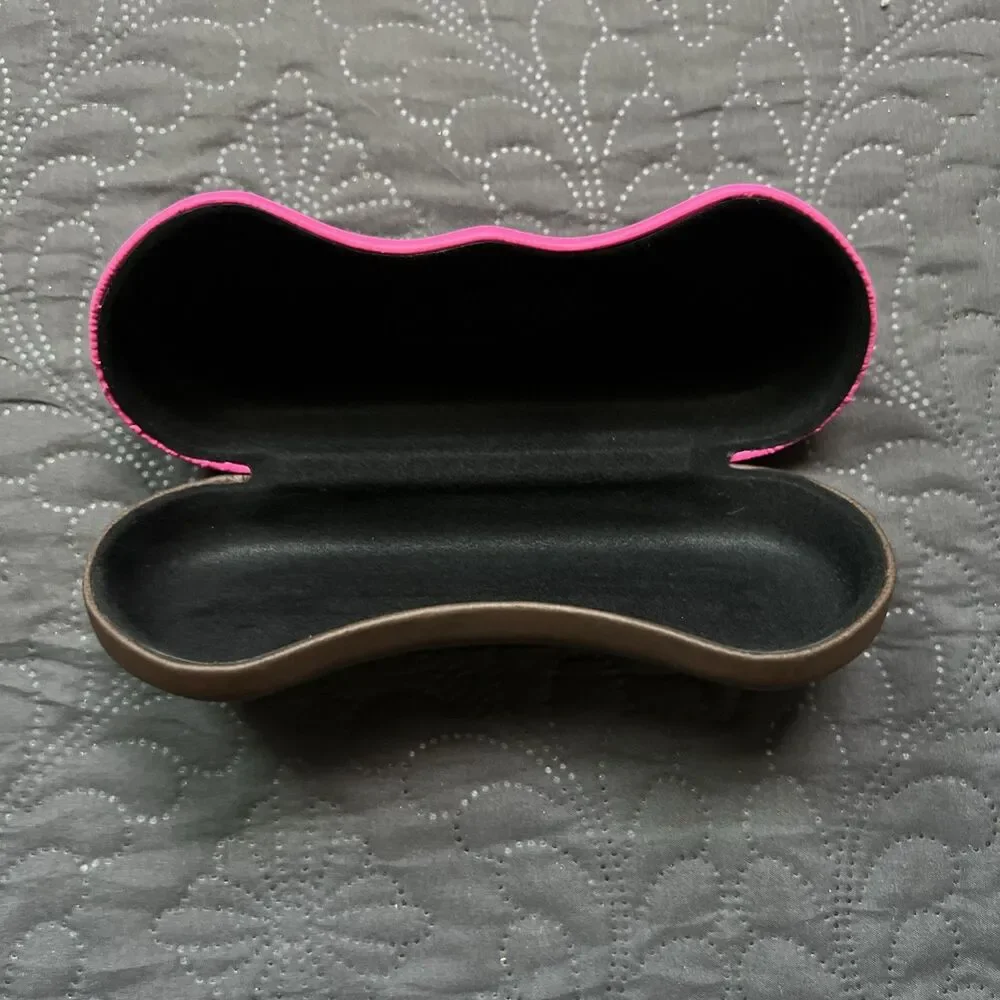 THEO Eyewear BELGIUM Eyeglasses Sunglasses CASE ONLY Clam Shell Pink Brown Black